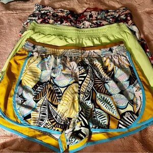 Lot of 3 pairs women’s running shorts- new without tags! Size XXL